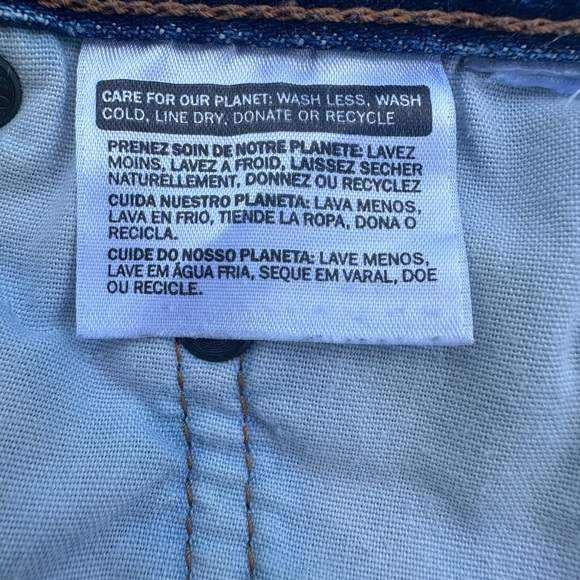 Levi’s White Oak Cone Denim, Red Tag 501 Jean with 2 Butterflies on Leg - Picture 13 of 15